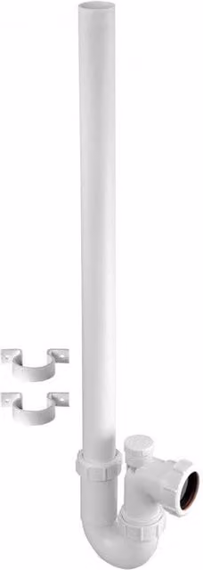 McAlpine WM3V 1.5 inch Vertical Standpipe Trap with Anti-Syphon Silentrap in White