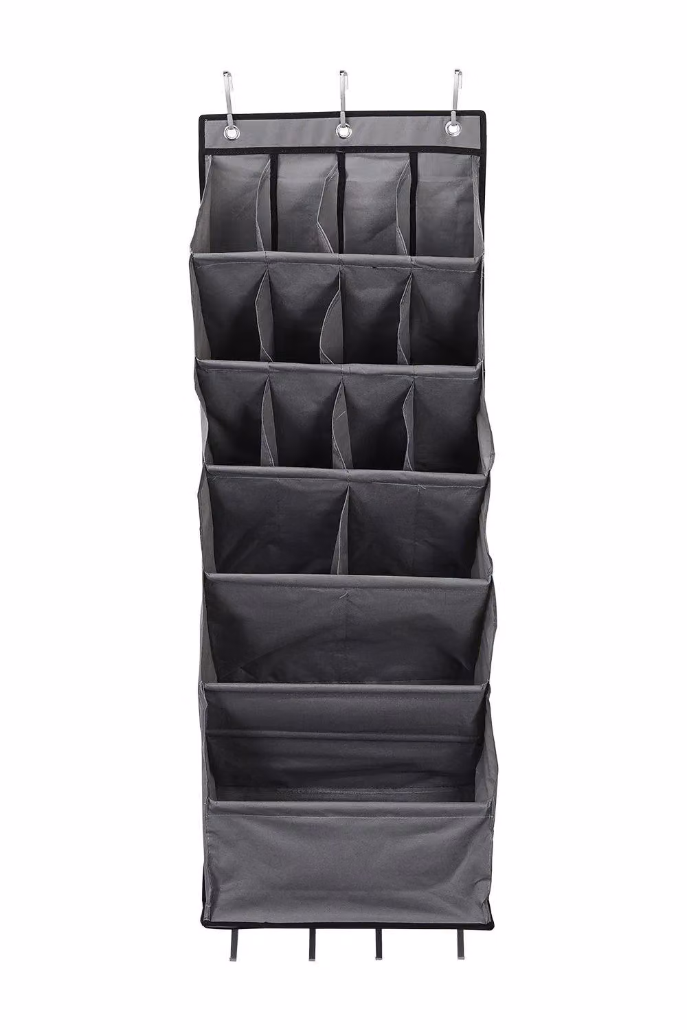 H&O Direct Door Hanging Shoe and Bag Organiser in Grey – 2