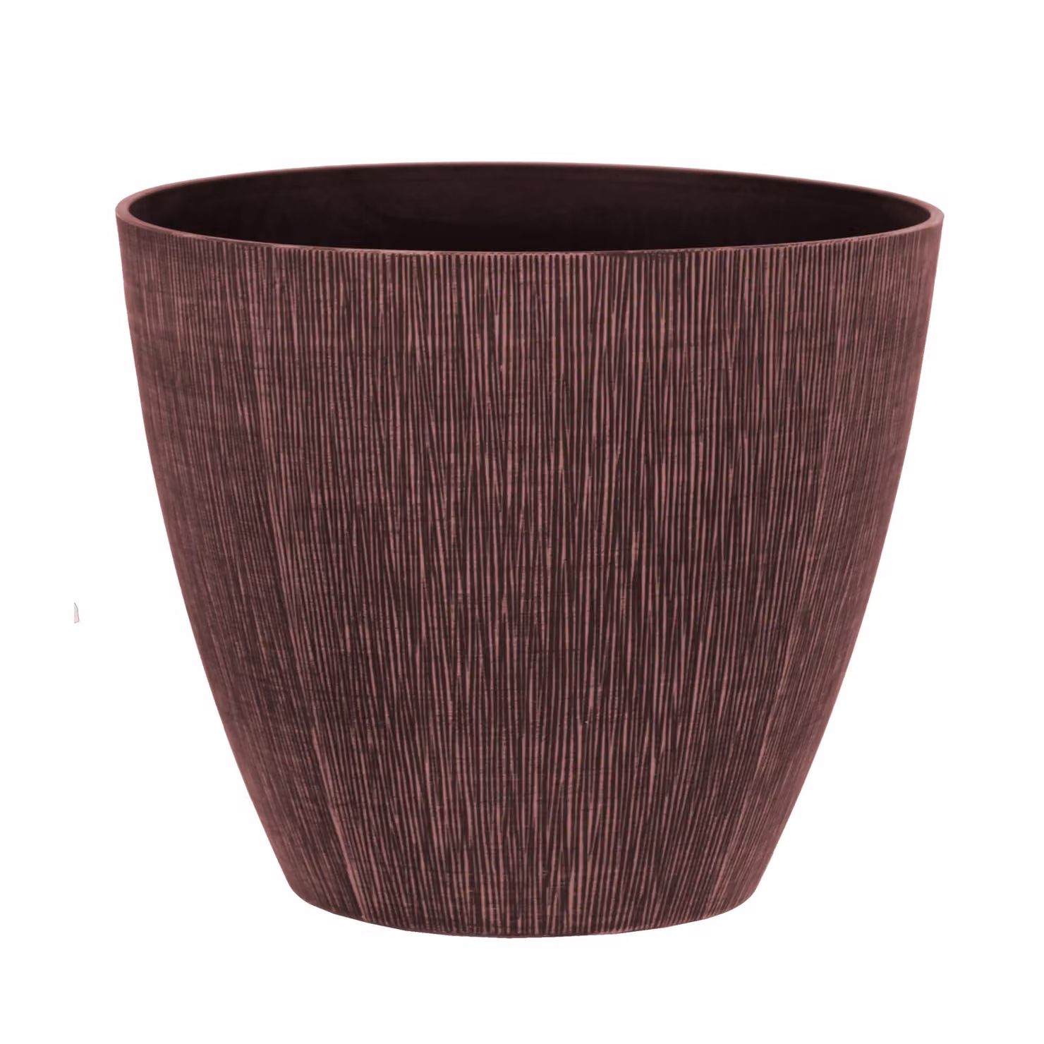 Simpa Allure Textured Plastic Planter Tubs, Set of 2, Pink – 2