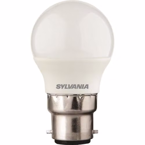 Sylvania LED B22 Bulb, 2.5W (25W Equivalent), Warm White 2700K, Opal White