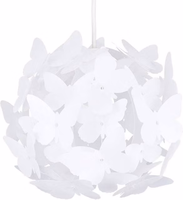 FORGEVIO Butterfly Ceiling Light Shade in White Paper