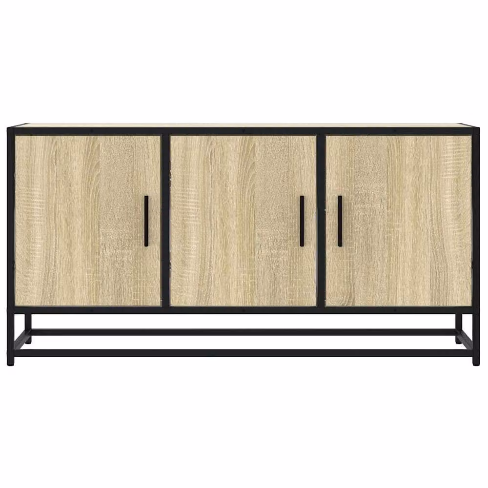 Berkfield Home Sonoma Oak TV Cabinet in Brown, W/D/H: 100 x 35 x 50 cm – 3