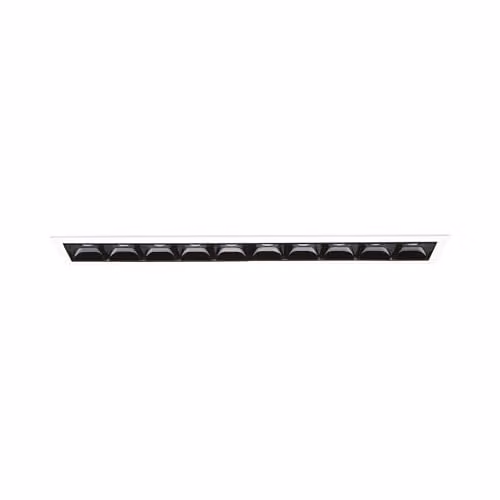 Netlighting Lika 10 Modern Recessed Downlight, 21W, 4000K, Black
