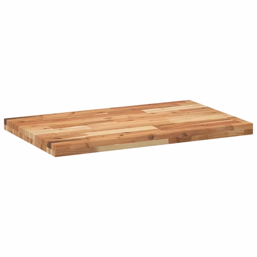Berkfield Home Solid Wood Acacia Desk Top in Brown, W: 60 cm, D: 50 cm, H: 4 cm – 2