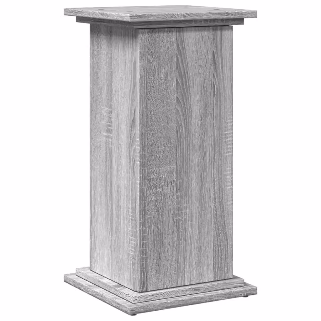 Berkfield Home Grey Sonoma Display Stand with Storage, W/D/H: 31 x 30 x 60 cm – 2