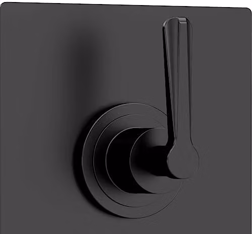 nuie CLL4210 Aztec Twin Concealed Thermostatic Shower Valve, 1 Outlet, Matt Black – 3