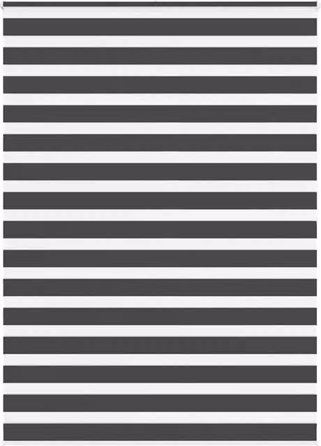 Berkfield Home Black Zebra Day and Night Blind with Polyester Fabric, W: 160 cm, H: 200 cm