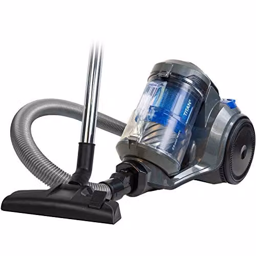 Russell Hobbs Titan2 Bagless Multi-Cyclonic Cylinder Vacuum Cleaner, 700W, 3L Capacity, Grey & Blue RHCV4101