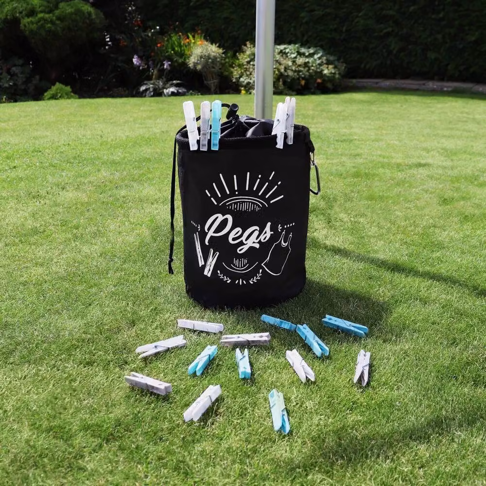 EONLION Large Waterproof Peg Bag in Black, 100 cm – 3
