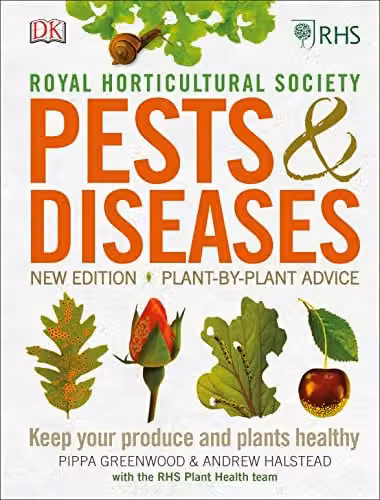 DK Pippa Greenwood RHS Pests and Diseases Hardback Book, Multicolour – 1
