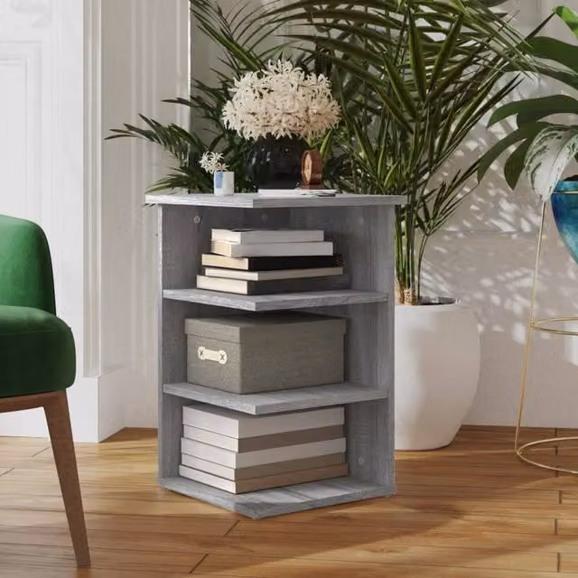 Berkfield Home Grey Sonoma Side Cabinet in Engineered Wood W/D/H: 35 x 35 x 55 cm – 1