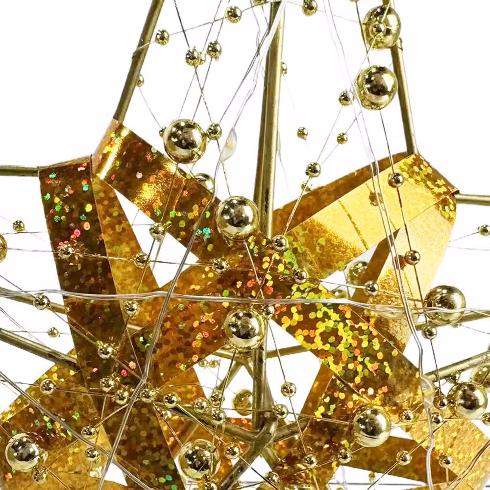 Voltico Gold Light-Up Star Christmas Tree Topper – 4