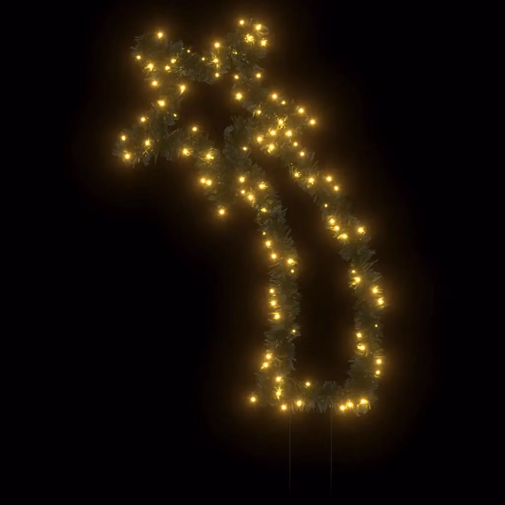 Berkfield Home Green Meteor Christmas Light Decoration with Spikes and 115 LEDs, 89 cm – 3
