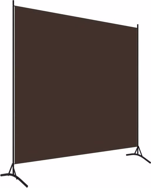 Berkfield Home 1-Panel Room Divider in Brown, W/H: 175 x 180 cm – 1