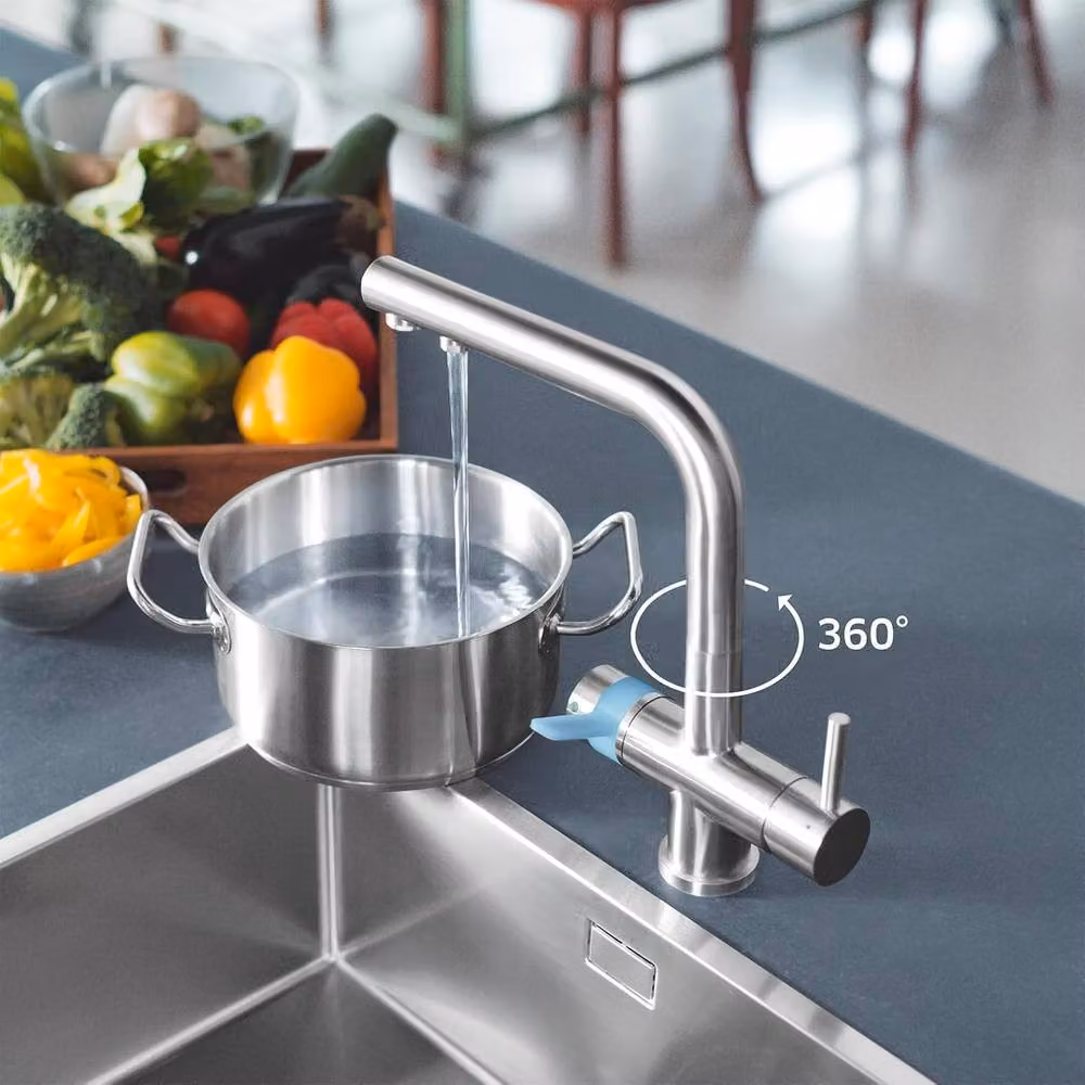 Brita mypure P1 Water Filter Kitchen Tap in Silver with 1x P1000 Cartridge – 2