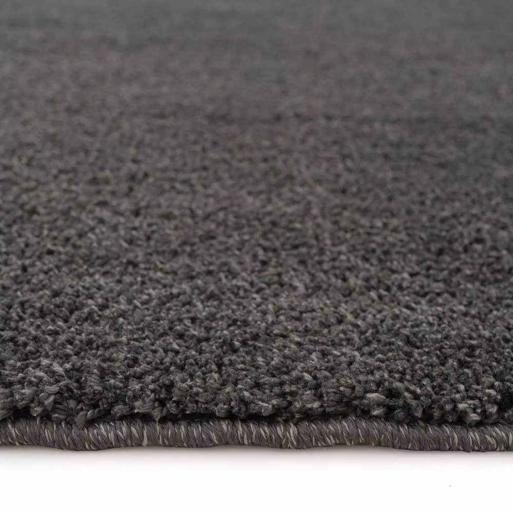 Kukoon Grey Washable Non-Slip Shaggy Rug, W: 200 cm, L: 290 cm – 3