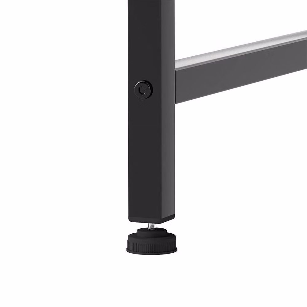 Levede Modern Computer Desk in Brown, W: 160 cm, D: 60 cm, H: 76 cm – 8