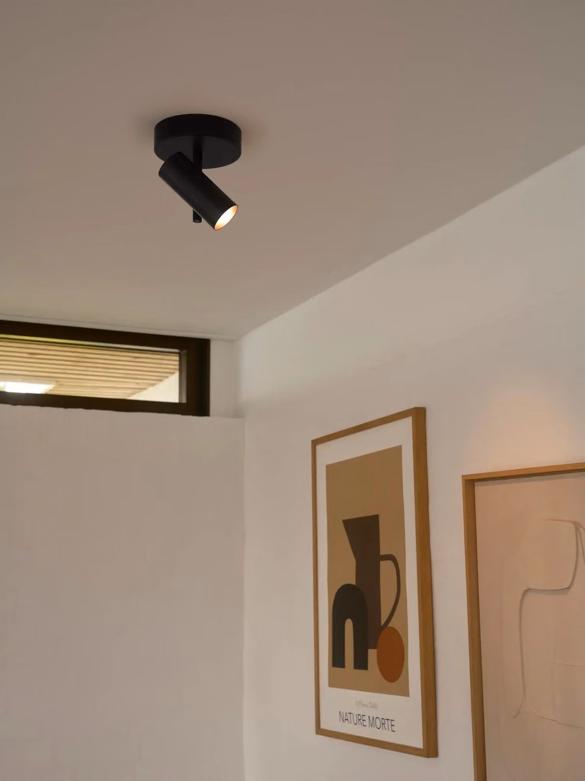 Nordlux Jerome Adjustable Cylinder Ceiling Light in Black Metal with GU10 Socket – 3