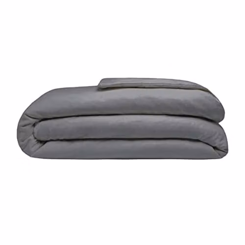 Belledorm Brushed Cotton Flannelette Duvet Cover, Charcoal Grey