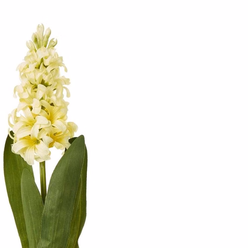 Hill Interiors Hyacinth Stem Artificial Plant in Yellow – 2