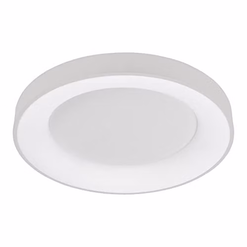 Netlighting Giulia Modern Integrated LED Semi Flush Ceiling Light, 4000K White