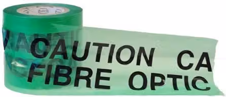 ProSolve Green Underground Warning Barrier Tape for Fibre Optic Cable, W: 15 cm, Length: 365 m