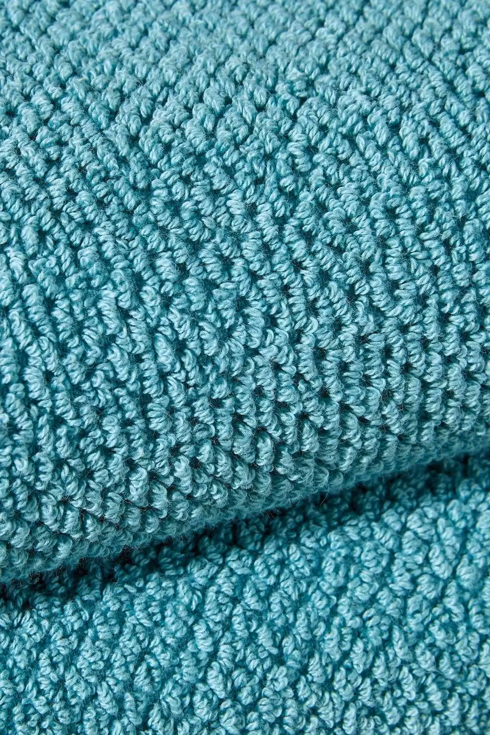 Christy Brixton Luxury Textured 100% Cotton Bath Sheet in Light Blue – 3
