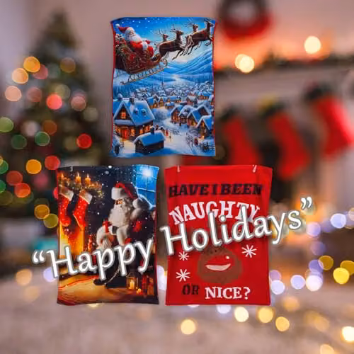 VFM e-Store Christmas Santa Sack in Multicolour, W/H: 50 x 70 cm – 5