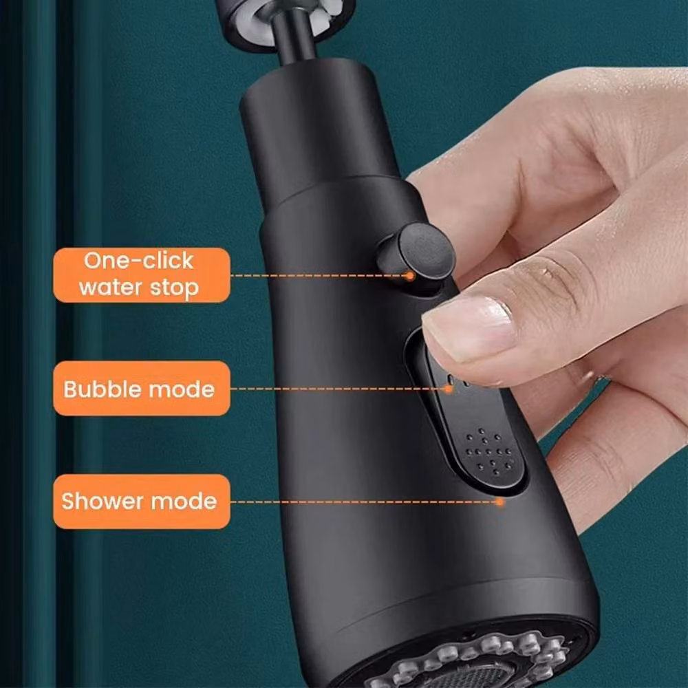 EONLION Black Pull Out Kitchen Tap Spray Head Replacement – 4