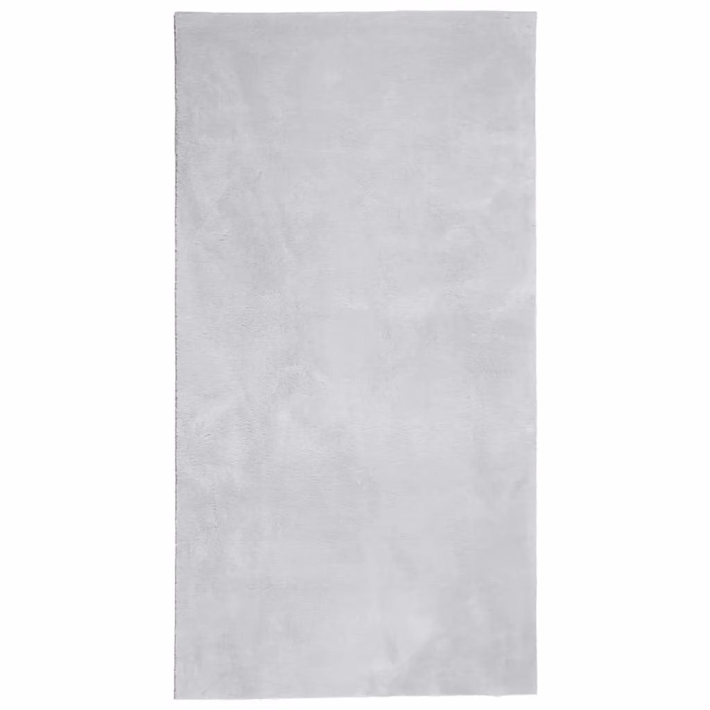 Berkfield Home HUARTE Grey Short Pile Washable Non-Slip Rug, W: 60 cm, L: 110 cm – 1