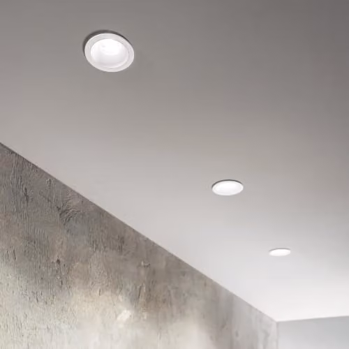 Netlighting Game LED Recessed Downlight, White and Gold, 3000K, Diameter: 5.8 cm – 2
