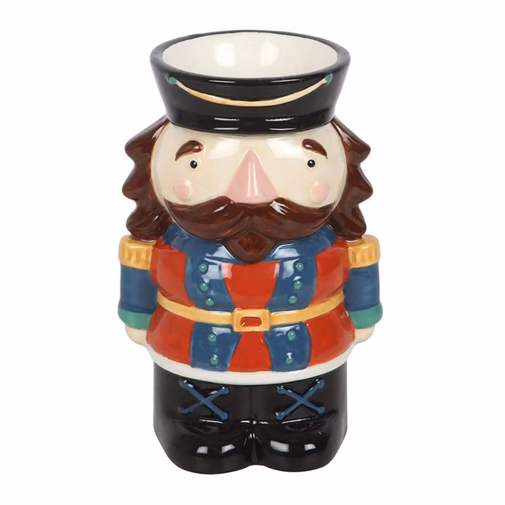 Uniqueful Nutcracker Shaped Ceramic Oil Burner and Wax Warmer, Multicolour, Height: 15 cm – 3