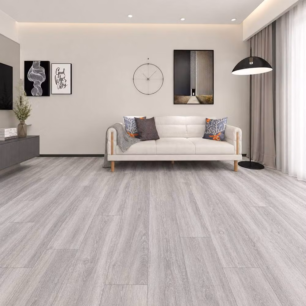 ENER-J Britwall Grey Oak SPC Luxury Vinyl Flooring, 10 Pack, 2.2 m2, Thickness: 6 mm, Plank Size: 1220 x 181 mm – 2