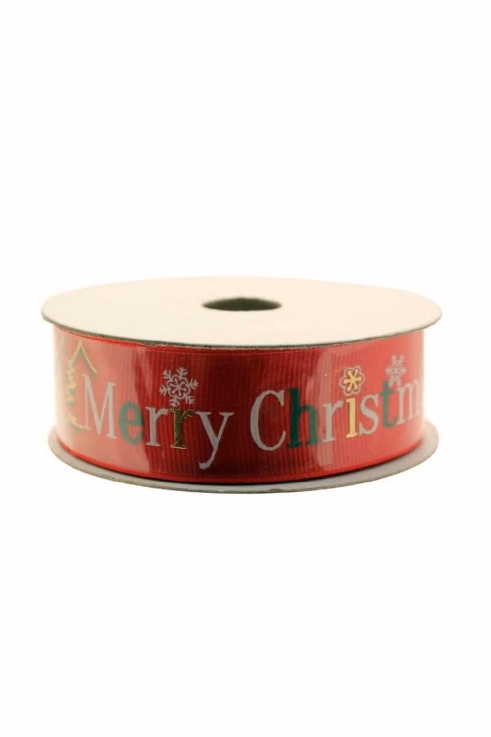 KDMD Red Merry Christmas Ribbon, 25mm – 2