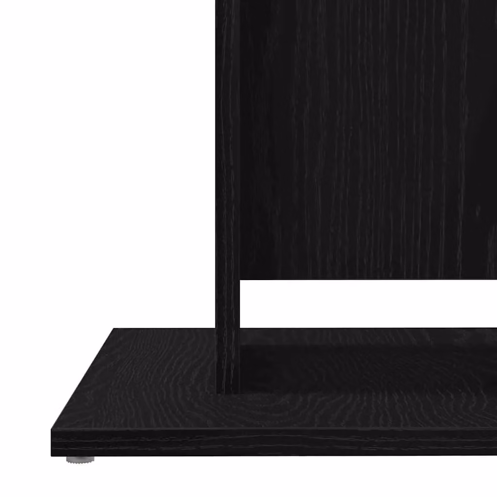 Berkfield Home Bistro Table in Black Oak, W/D/H: 60 x 60 x 75 cm – 3