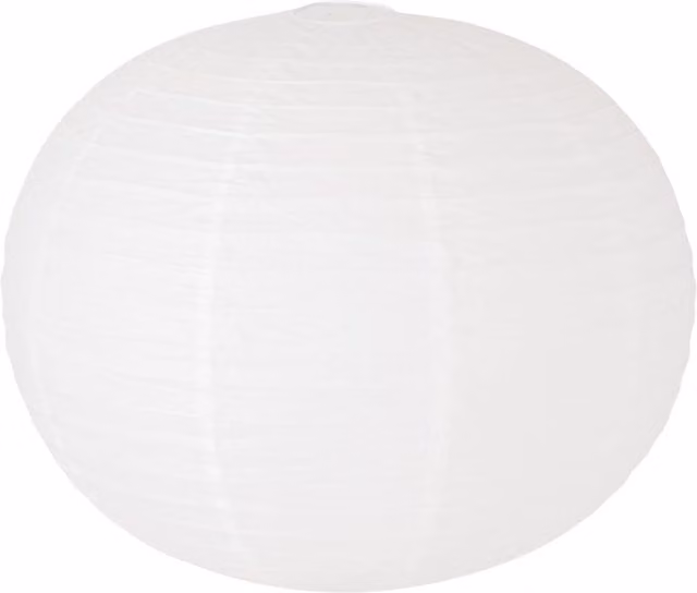 Isla White Paper Globe Ball Ceiling Light Shade, Diameter: 60 cm
