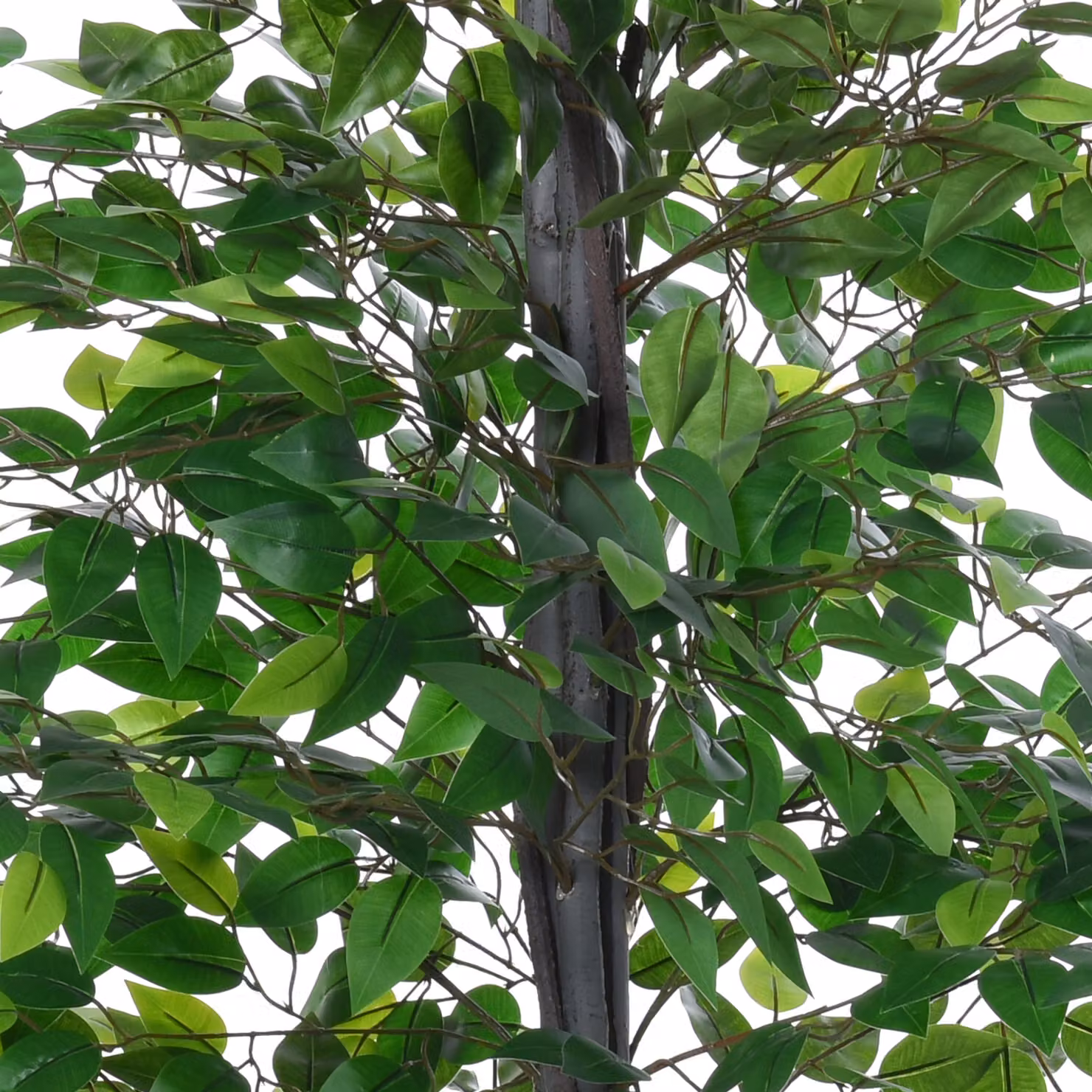 Outsunny 145cm Artificial Banyan Tree in Green with Cement Pot – 5