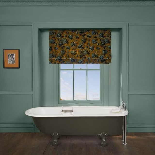 House of Hackney OPIA Velvet Blind in Bronze and Gold Floral Polyester