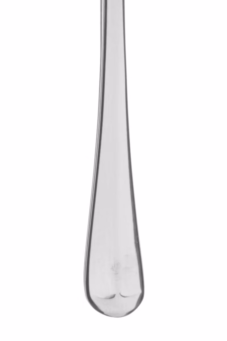 Arthur Price Rattail Polished Stainless Steel 6 Piece Coffee Spoon Set in Silver