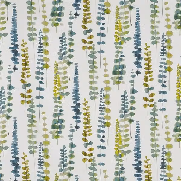 Prestigious Textiles Santa Maria Fabric Oasis in Green and Multicolour