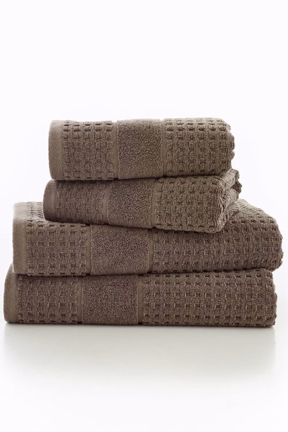 Deyongs Mosley Textured 100% Cotton Fluffy Towel in Brown – 2