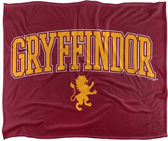 LOGOVISION Harry Potter Gryffindor Arched Lion Super Soft Fleece Throw Blanket, Multicolour – 6