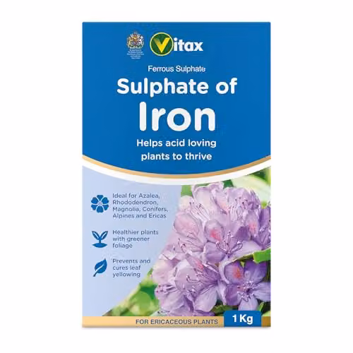 Vitax Sulphate of Iron Fertiliser for Lawns and Ornamental Gardens, 1 kg, Blue – 1