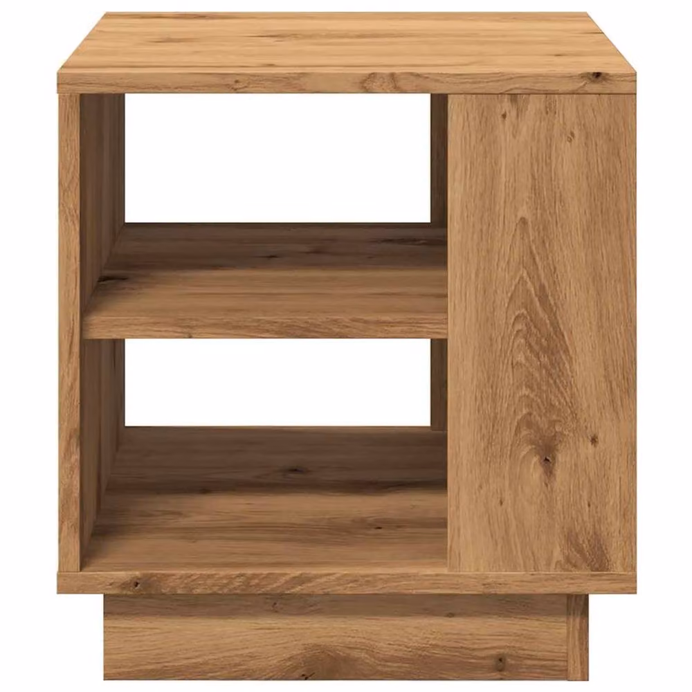 Berkfield Home Artisan Oak Coffee Table, Brown, W/D/H: 40 x 40 x 43 cm – 4