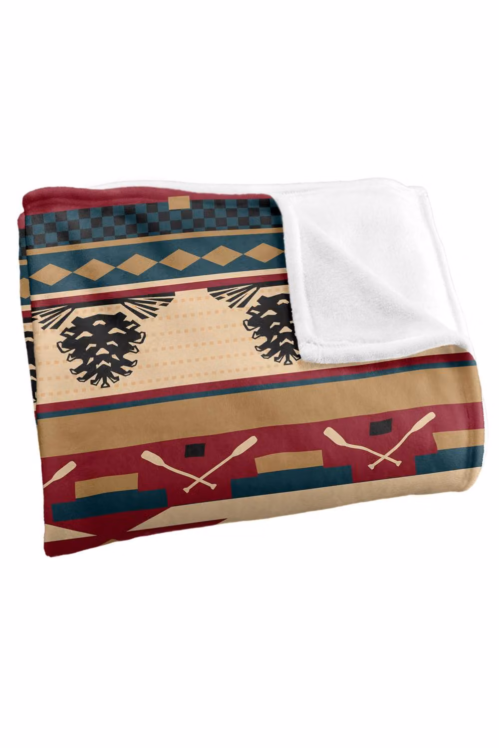 JQ Licensing Moose Lodge Silky Touch Super Soft Fleece Throw Blanket, Multicolour, W: 91 cm, D: 147 cm – 7