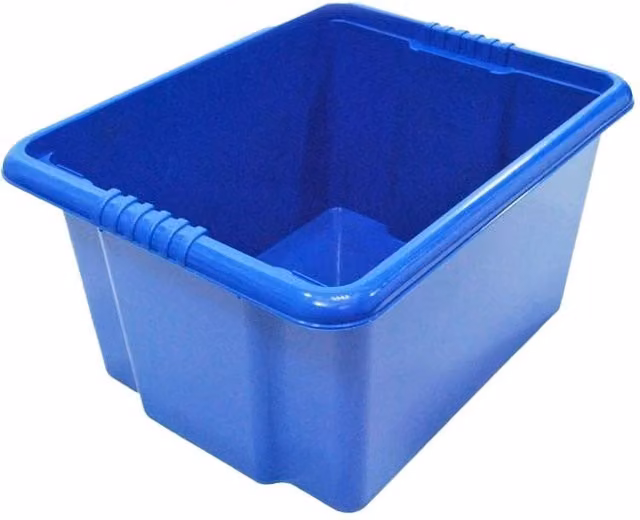 TML Stackable Plastic Storage Box in Blue – 1