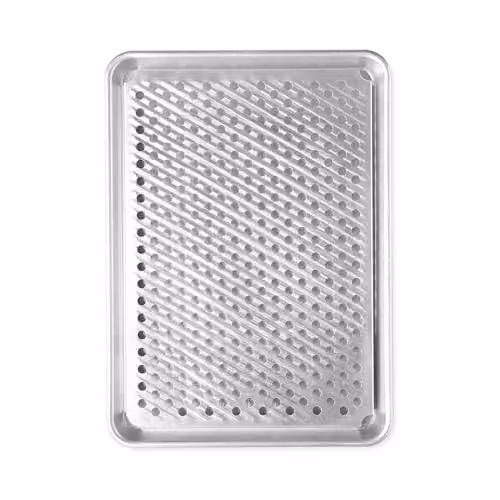 Nordic Ware Naturals Silver Aluminium Half Sheet Baking Set with Multi-Purpose Oven and Cooling Rack