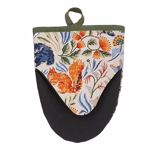 Ulster Weavers Woodland Animals Microwave Oven Mitts, 100% Cotton, Multicolour, W: 18 cm x D: 14.5 cm – 5
