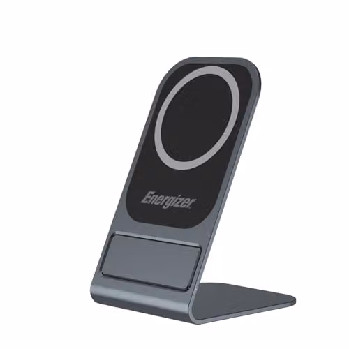 Energizer Black QI Wireless Charging Stand 15W with USB-C – 1