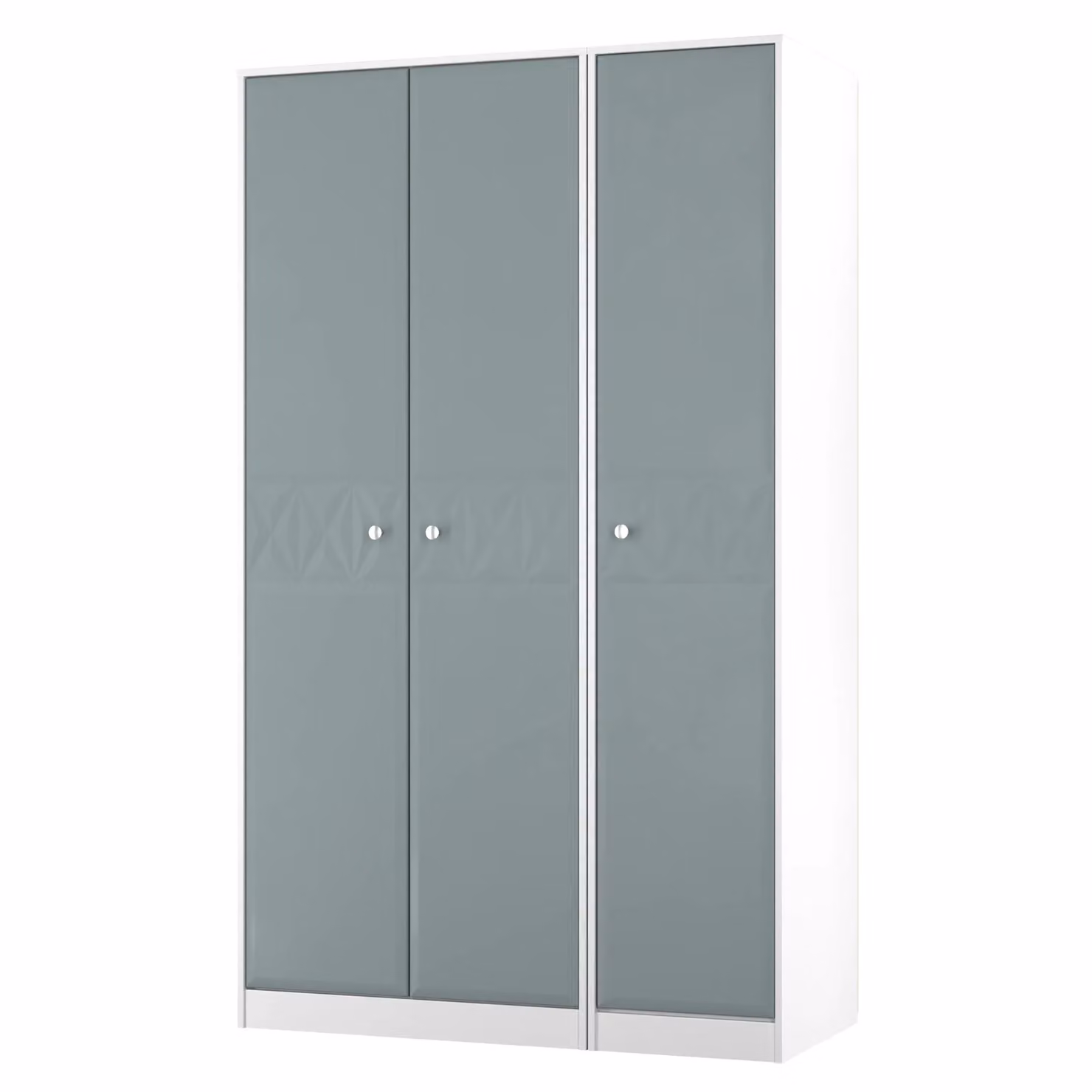 2 U Memphis Large 3 Door Wardrobe in Duck Egg Blue, Ready Assembled – 2